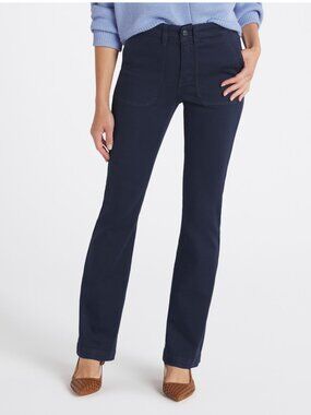 NWT! Studio Blue Stacy Utility Bootcut Pants | Navy | Size 8